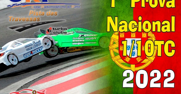 1ª Prova do Campeonato Nacional 1/10 TC MOD/STOCK e Troféu F1 - 2022